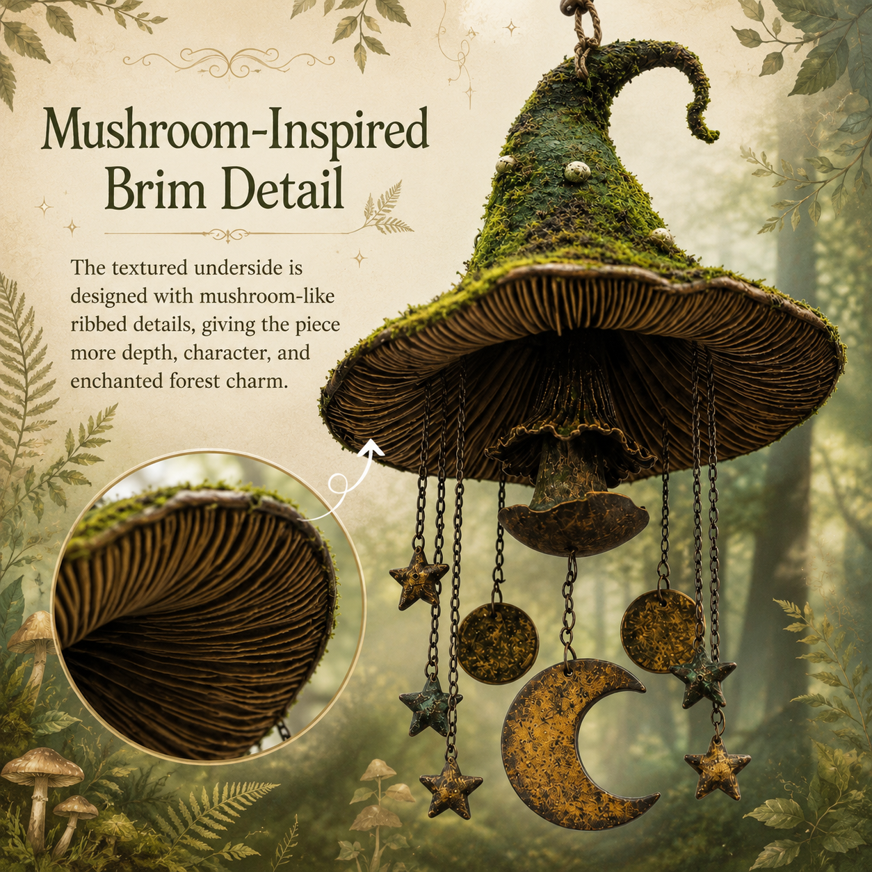 🧙‍♀️Rustic Witch Hat Hanging Decoration  🔥 Hot Selling