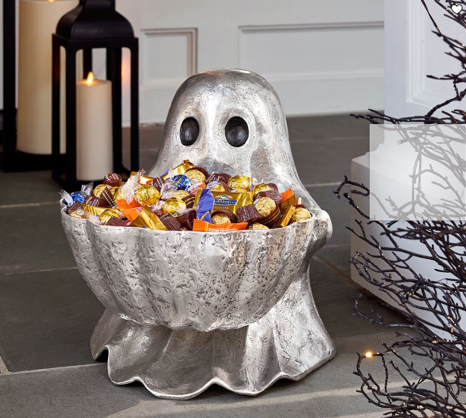 Spooky Ghost Candy Bowl STL, Halloween Treat Holder 3D Print File