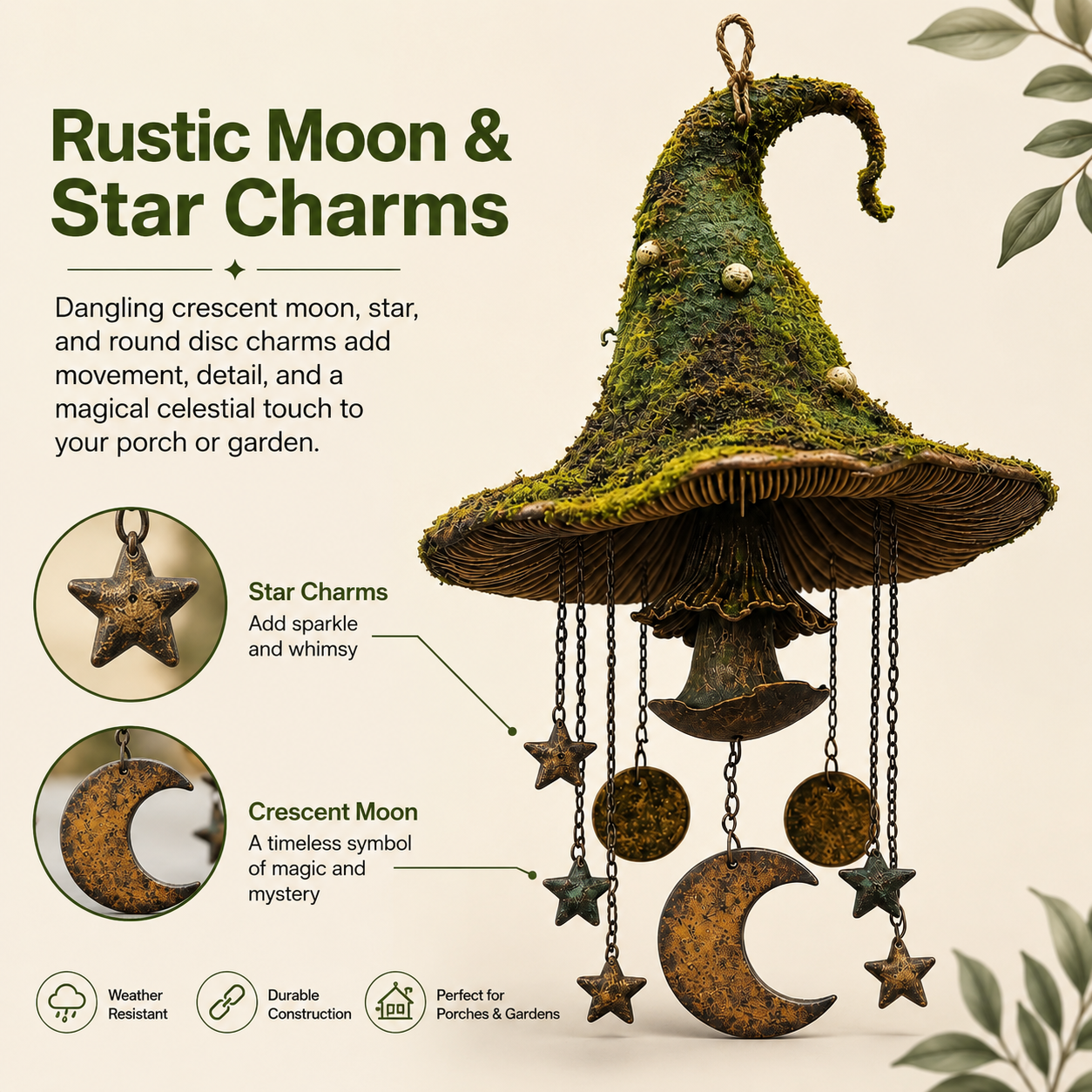 🧙‍♀️Rustic Witch Hat Hanging Decoration  🔥 Hot Selling