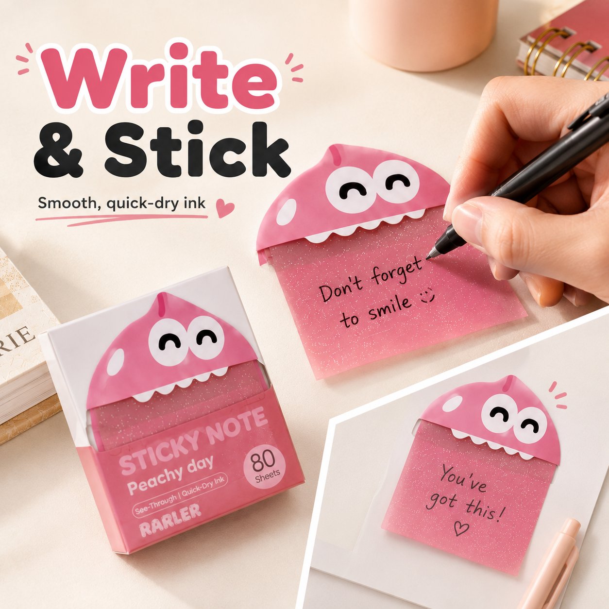 🔥Last Day 50% OFF - 👾Cute Monster Memo Notes