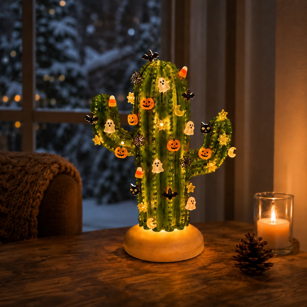 🌵 DIY Cactus Lamp - ✨Endless Cozy Glow