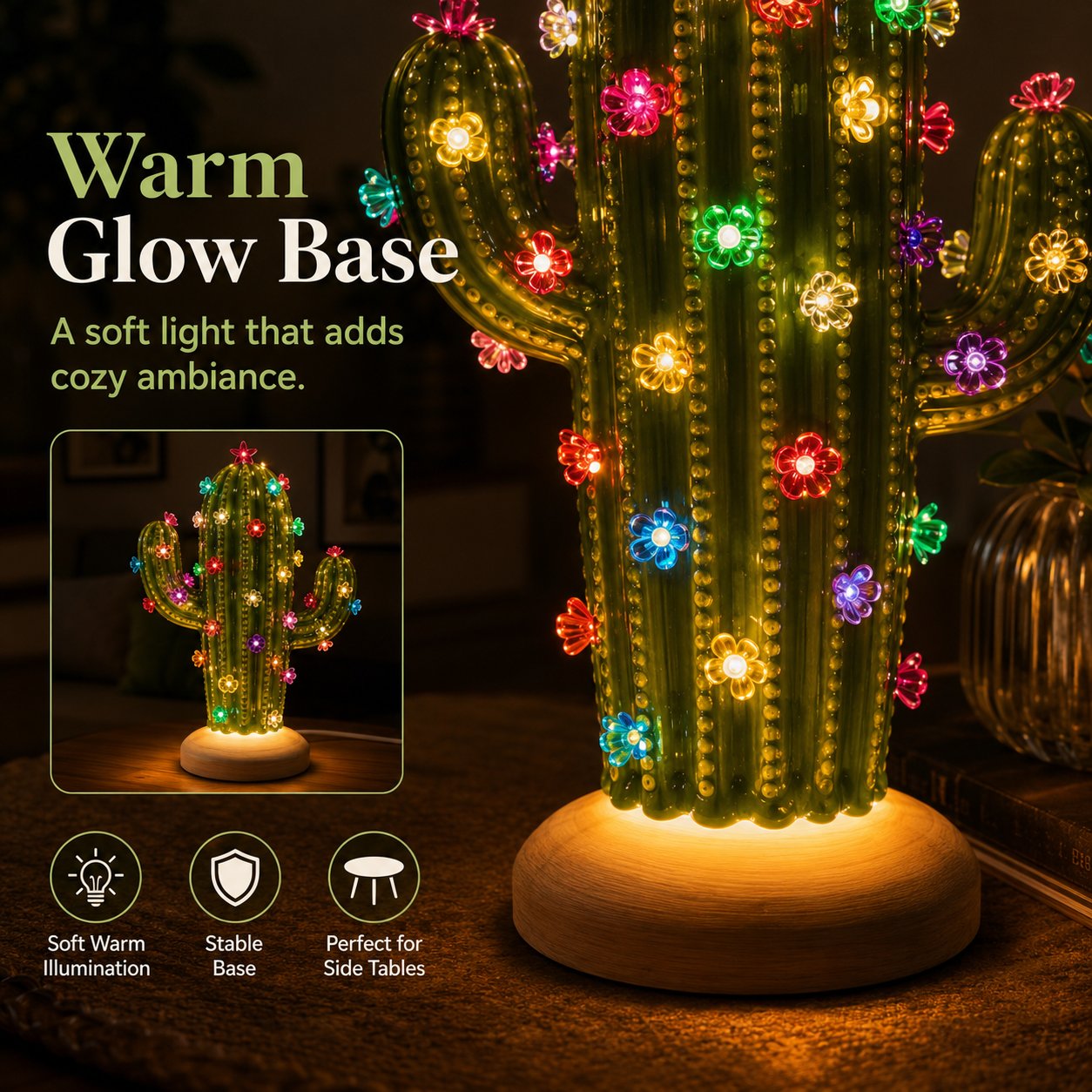 🌵 DIY Cactus Lamp - ✨Endless Cozy Glow