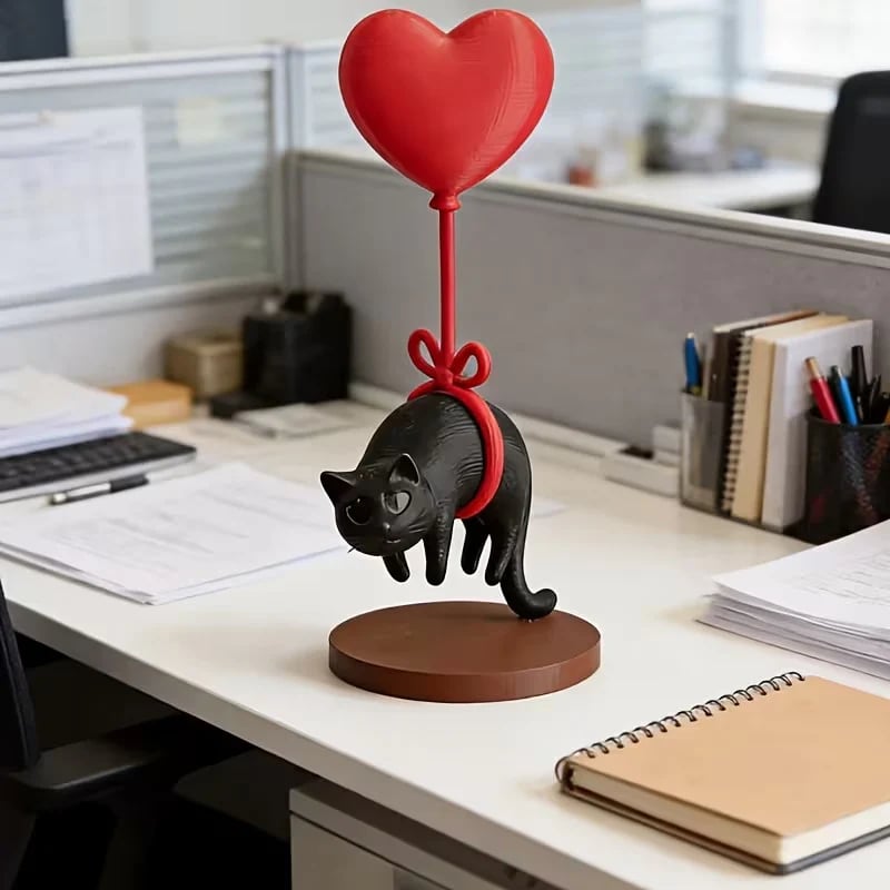 🔥Purrfectly Floating Love – Cute Cat Hanging Ornament