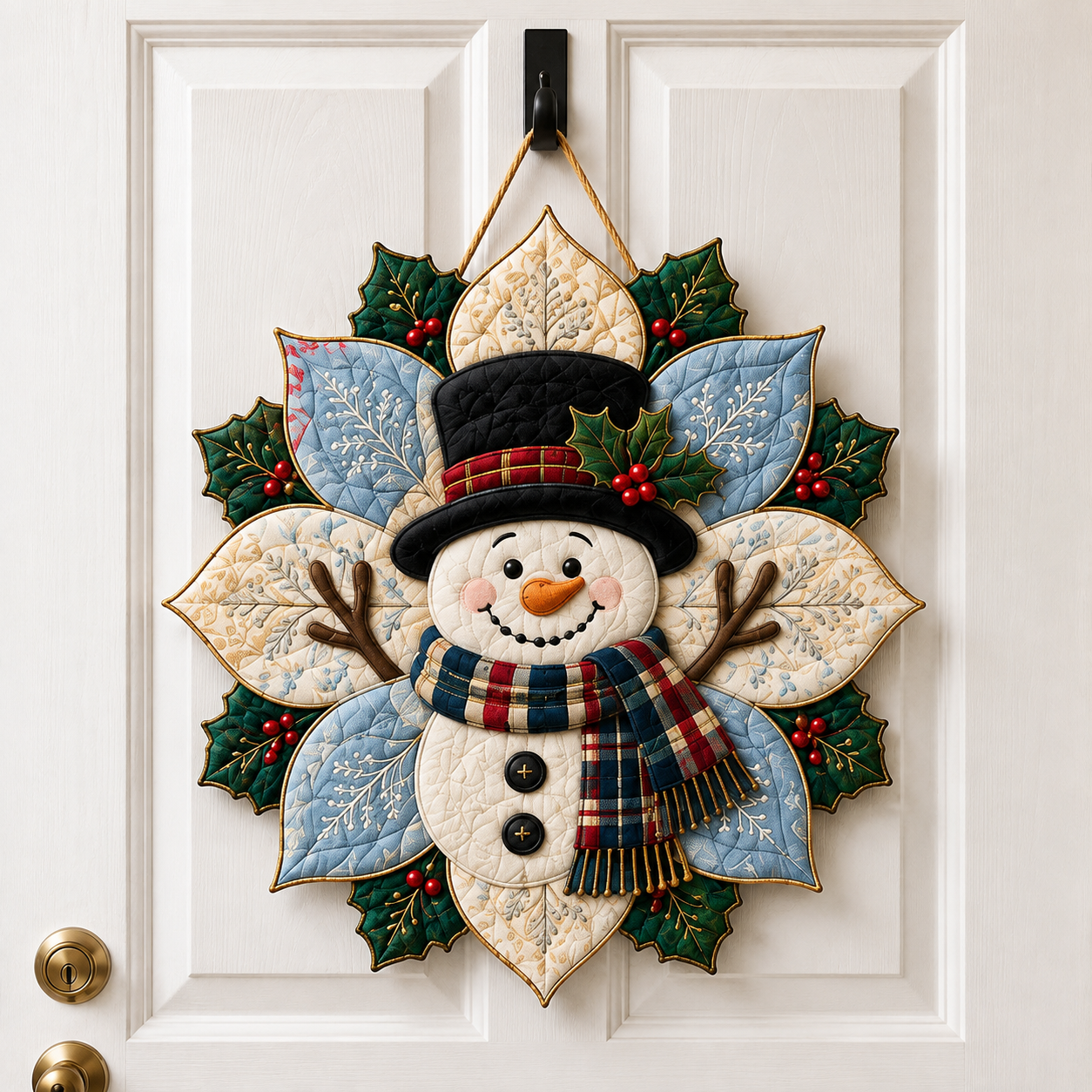 🔥49% Off Last Day -🎄 Christmas Santa & Poinsettia Quilted Table Collection