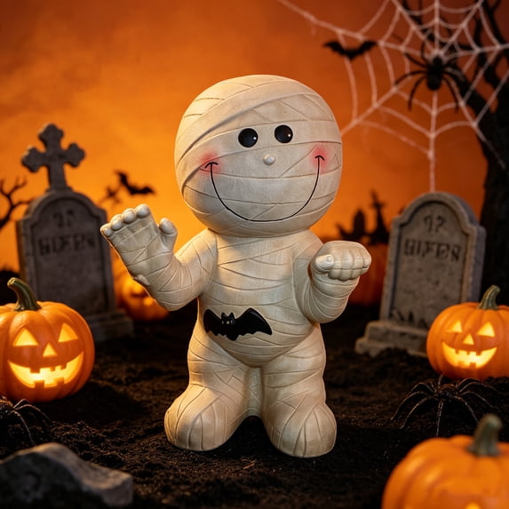 🔥 Hot Seller Limited Stock  👻 Glow Vintage Mummy Halloween Decor