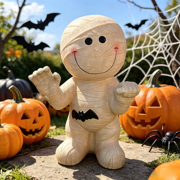 🔥 Hot Seller Limited Stock  👻 Glow Vintage Mummy Halloween Decor