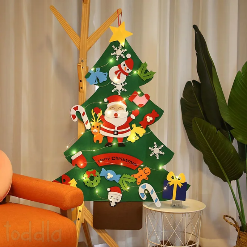🔥Last Day 49% OFF-🎄Montessori Kids DIY Felt Christmas Tree✨