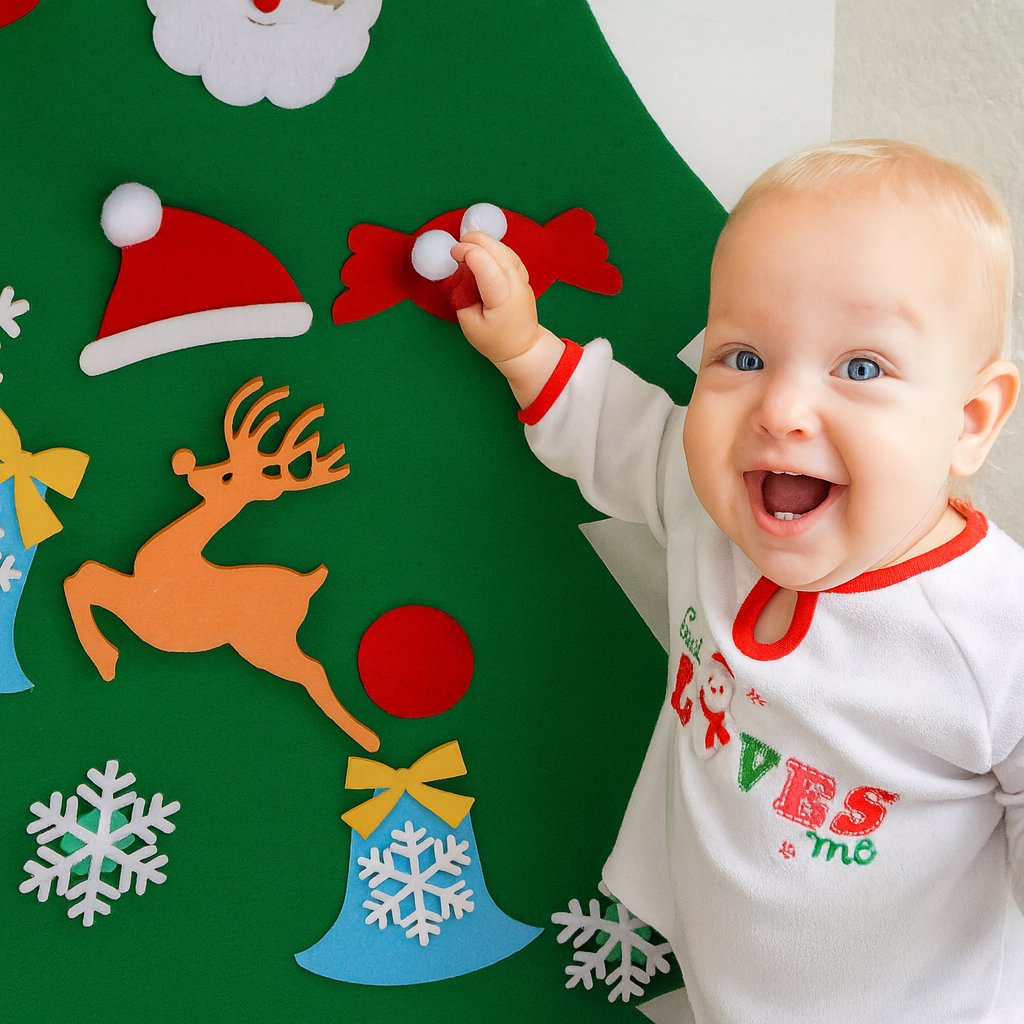 🔥Last Day 49% OFF-🎄Montessori Kids DIY Felt Christmas Tree✨