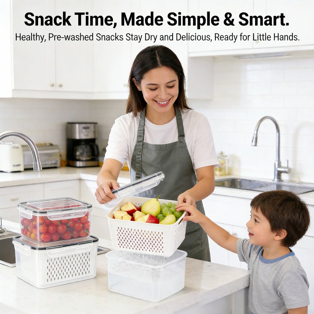 Food Storage Containers for Refrigerator Organization