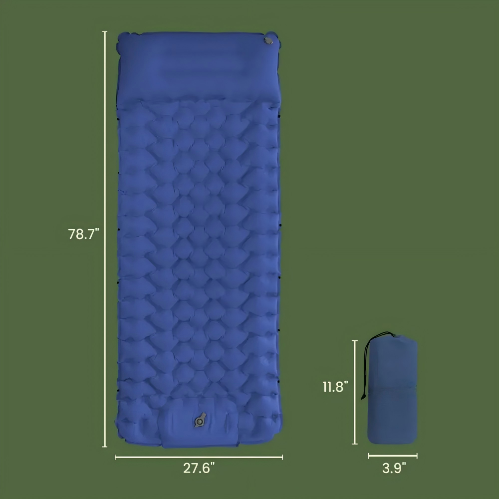 🏝️Ultra Light Inflatable Beach Mat Waterproof Portable Foldable Mat for Camping Beach Lakeside Outdoor Use🏖️