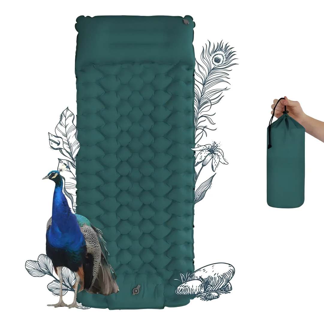 🏝️Ultra Light Inflatable Beach Mat Waterproof Portable Foldable Mat for Camping Beach Lakeside Outdoor Use🏖️