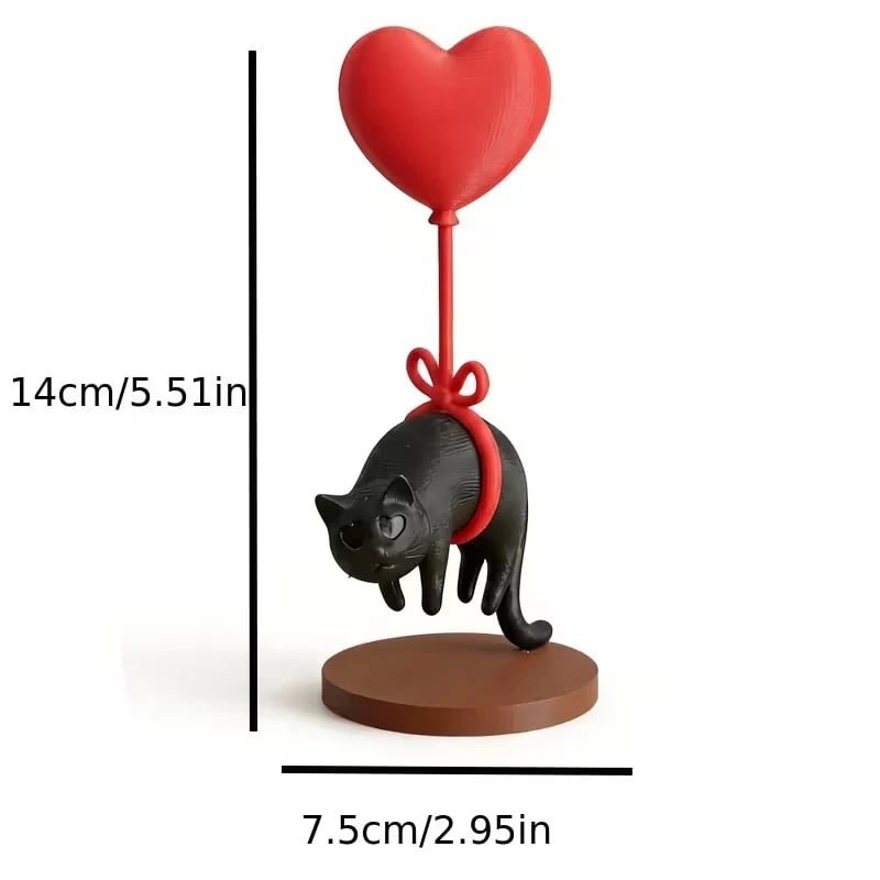 🔥Purrfectly Floating Love – Cute Cat Hanging Ornament
