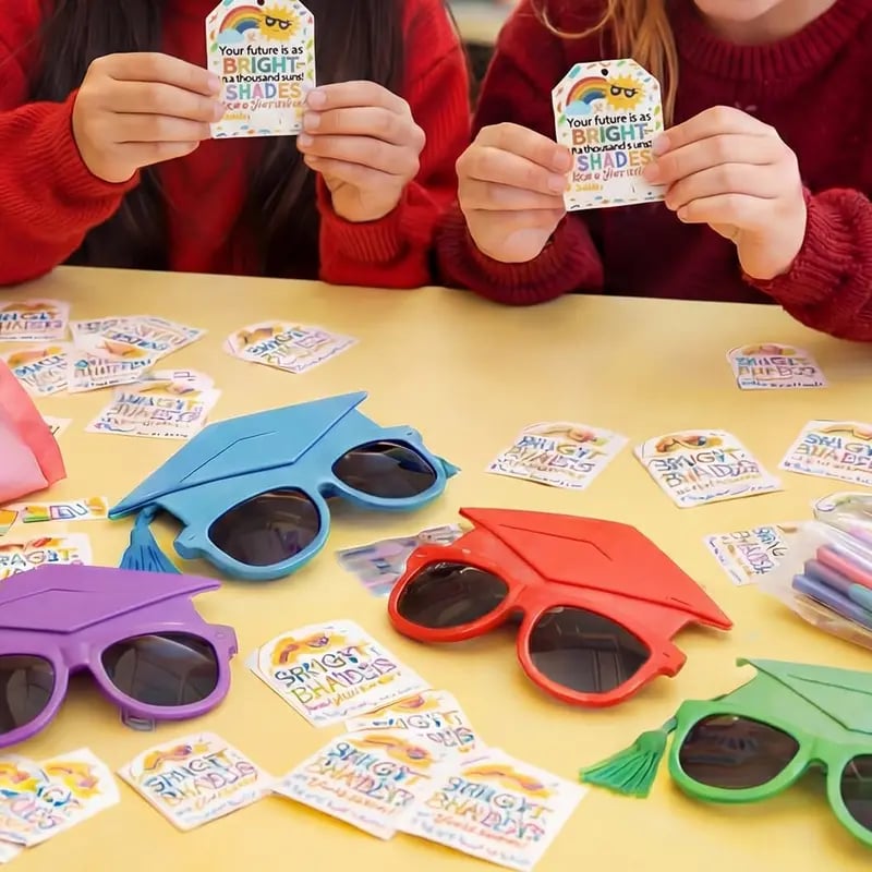 🔥Last Day 49% OFF - 🎓🕶️Class of 2026 Graduation Glasses Fun Grad Party Sunglasses for 2026 Graduation Party Favors