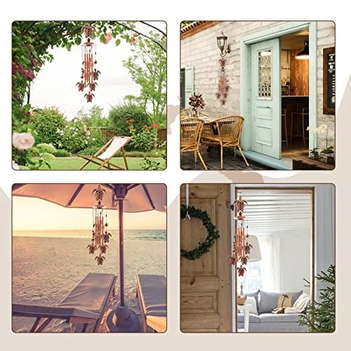 Sea Turtle Wind Chime 🐢  Soothing Bronze Coastal Garden Decor