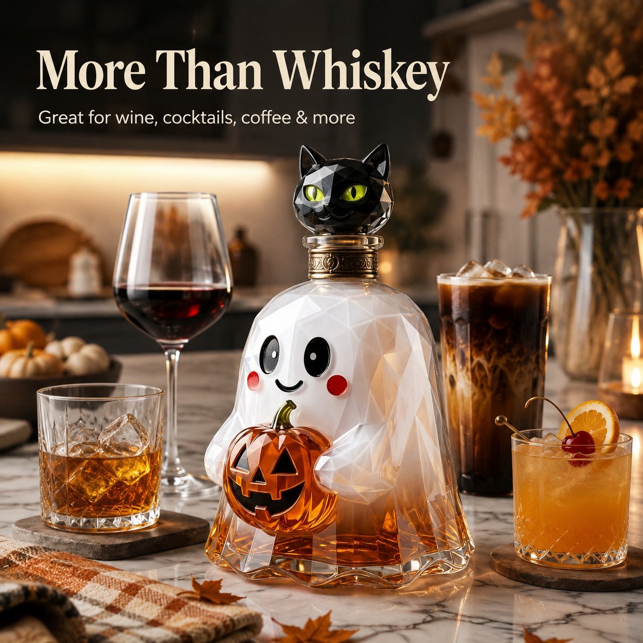 💥 Ship From Stock⚡ 50% Off – Santa Stuck in the Chimney Whiskey Bottle