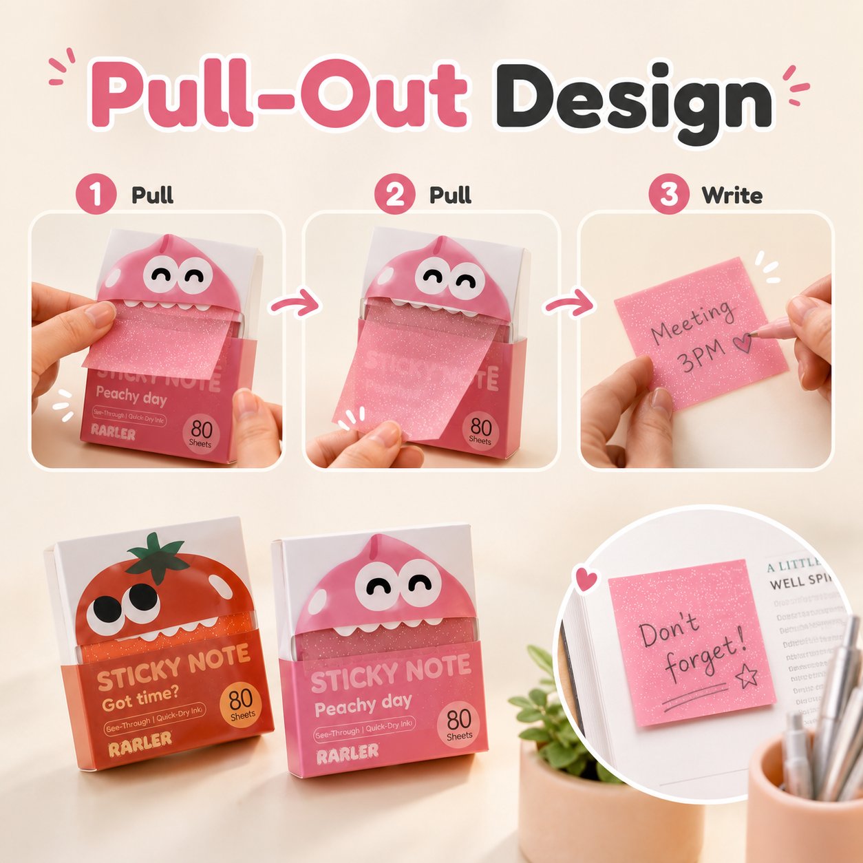 🔥Last Day 50% OFF - 👾Cute Monster Memo Notes