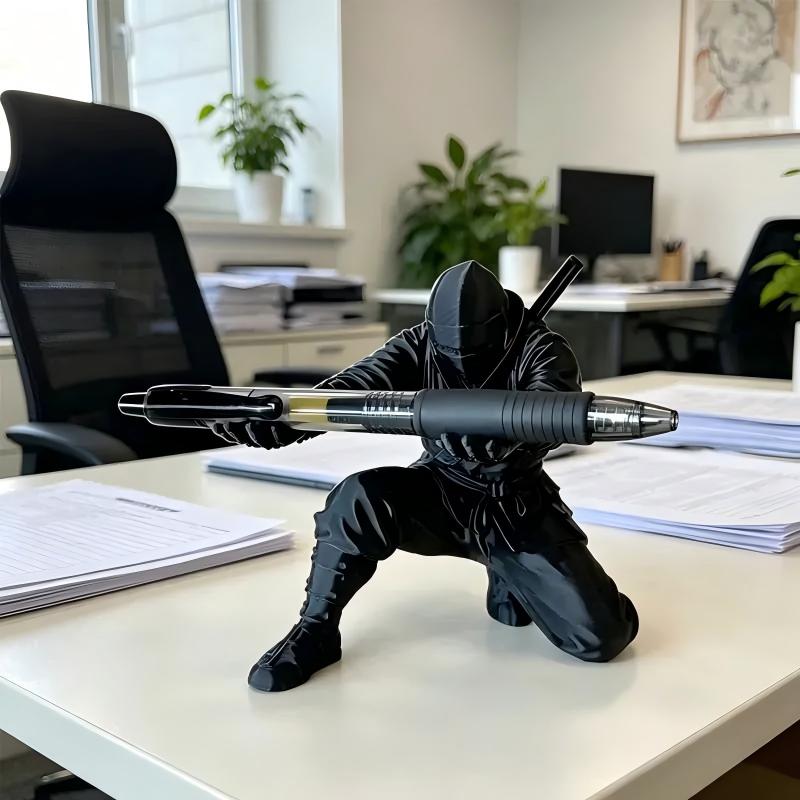 🔥 Special Offer Samurai Ninja Pen Holder Premium Desktop Organizer