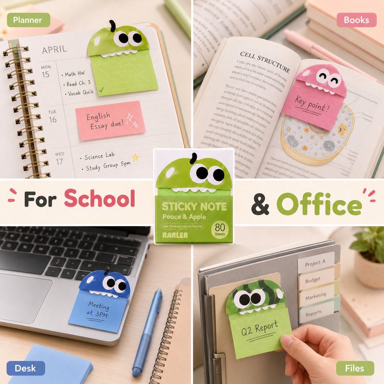 🔥Last Day 50% OFF - 👾Cute Monster Memo Notes