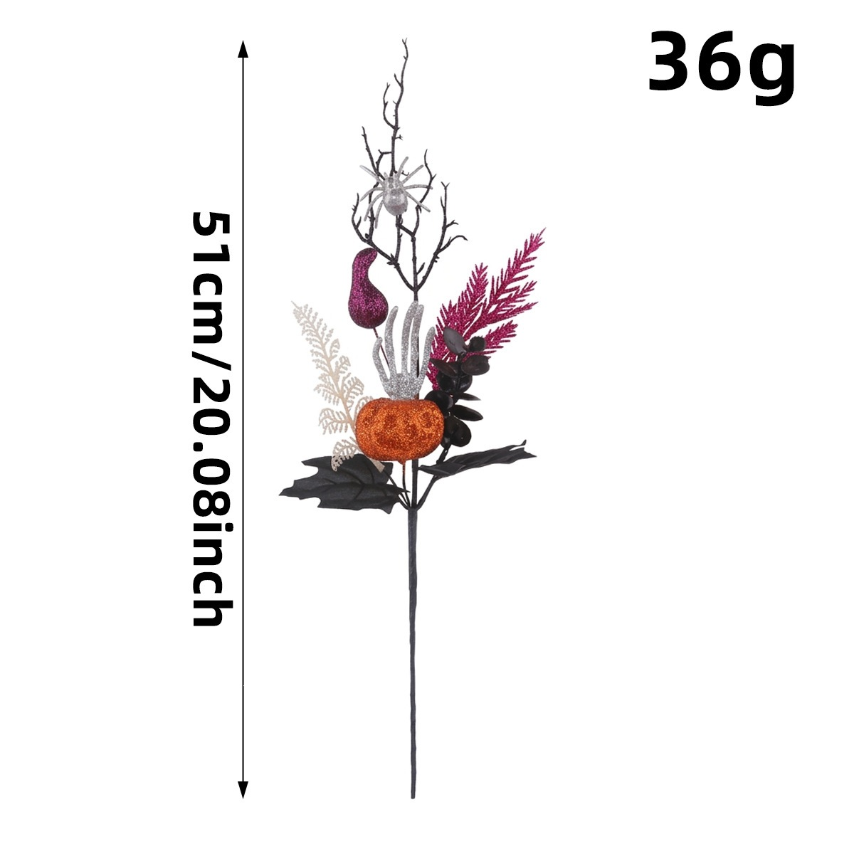 🕷️Halloween Countdown! Last Day 49% OFF 🎃 9 Styles Gothic Halloween Floral Picks 👻