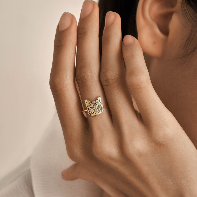 Pet Photo Ring  • Pet Memorial Jewelry