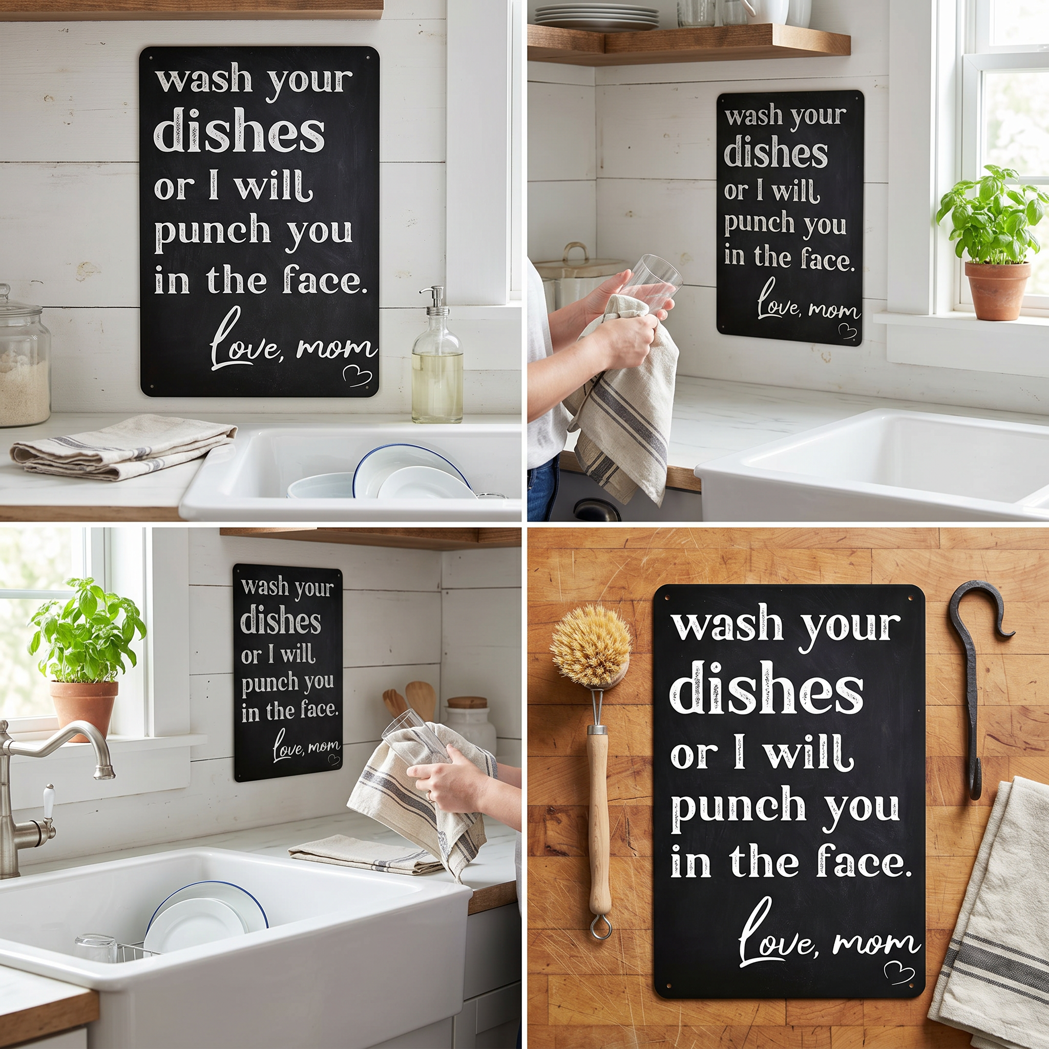 Funny Sarcastic Metal Tin Sign