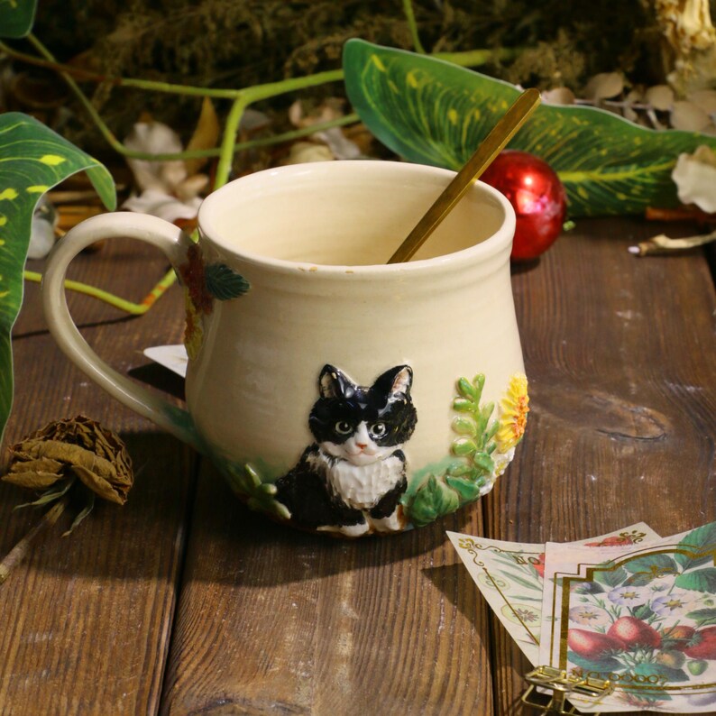 Sculpted Pet Statue Mug