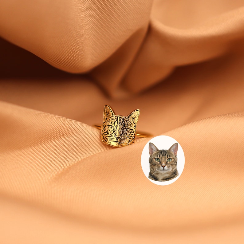 Pet Photo Ring  • Pet Memorial Jewelry