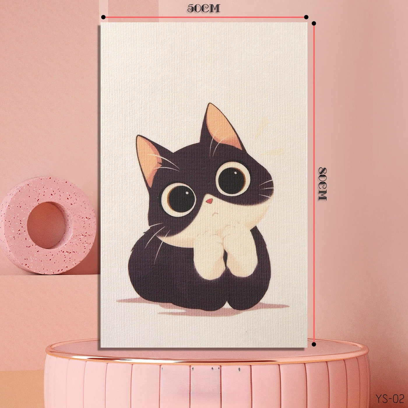 Large Felt Cat Scratch Pad – 50×80 cm Protective Panel