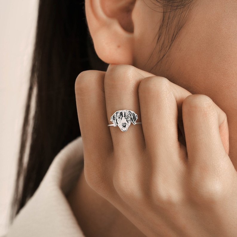 Pet Photo Ring  • Pet Memorial Jewelry