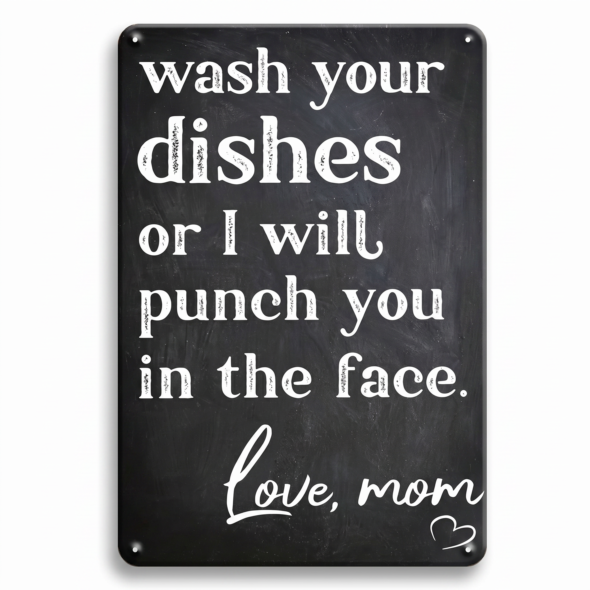 Funny Sarcastic Metal Tin Sign