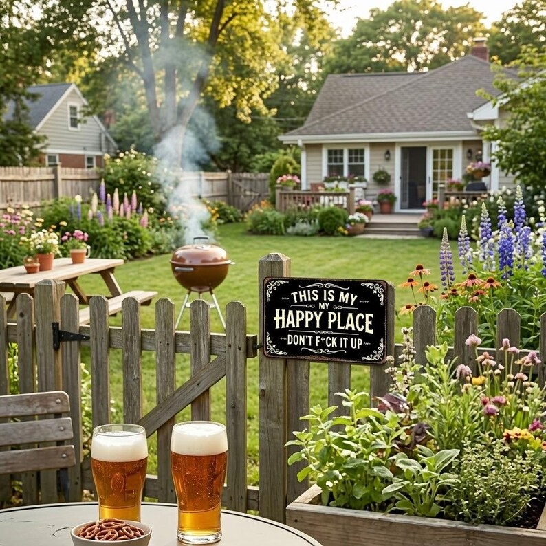This Is My Happy Place Don't Fuck It Up Sign