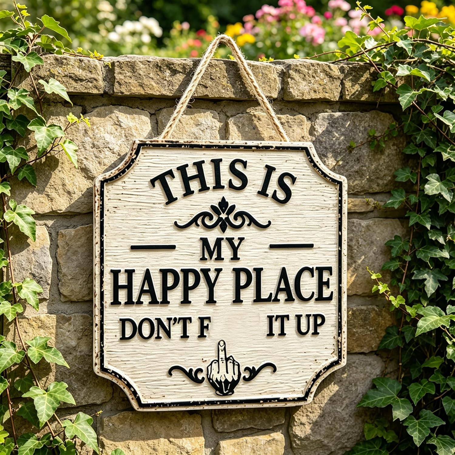 “This Is My Happy Place Don't F**K It Up” Sign