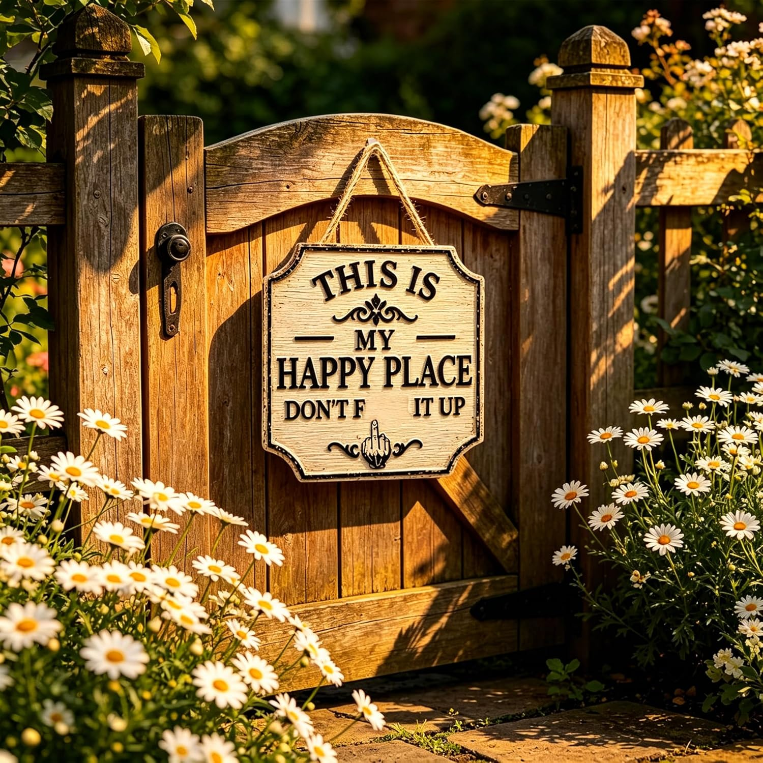 “This Is My Happy Place Don't F**K It Up” Sign