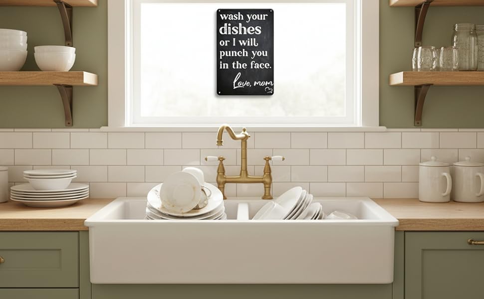 Funny Sarcastic Metal Tin Signll Decor For Home, Patio Yard Room Kitchen Decor 8 * 12inchs