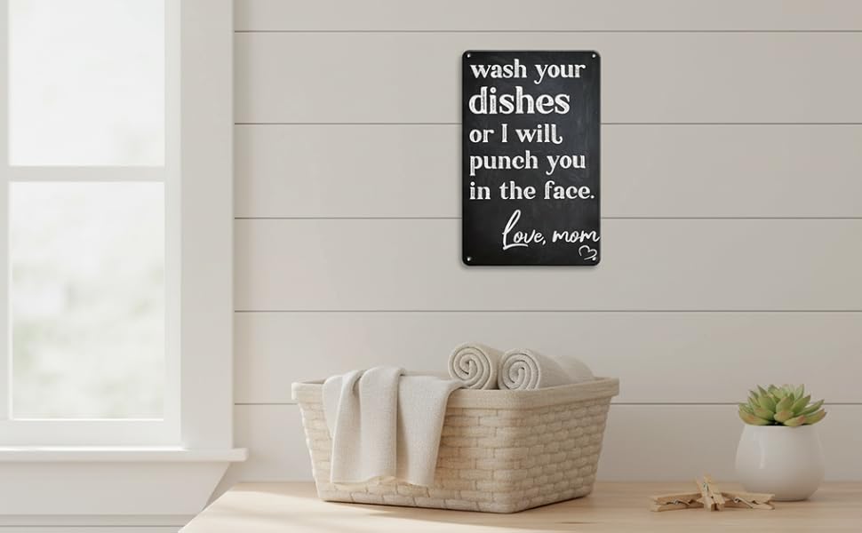 Funny Sarcastic Metal Tin Sign