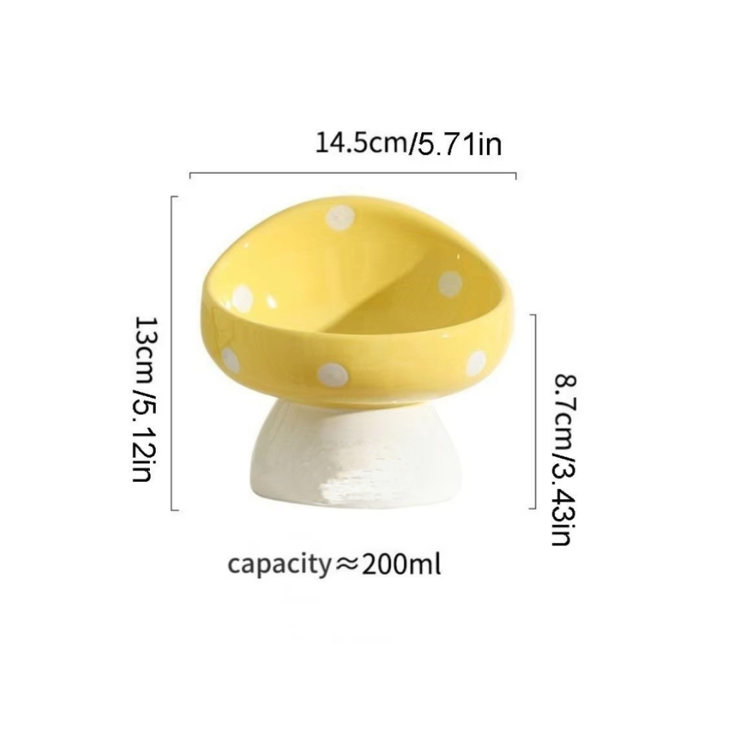 Mushroom Pet Bowl