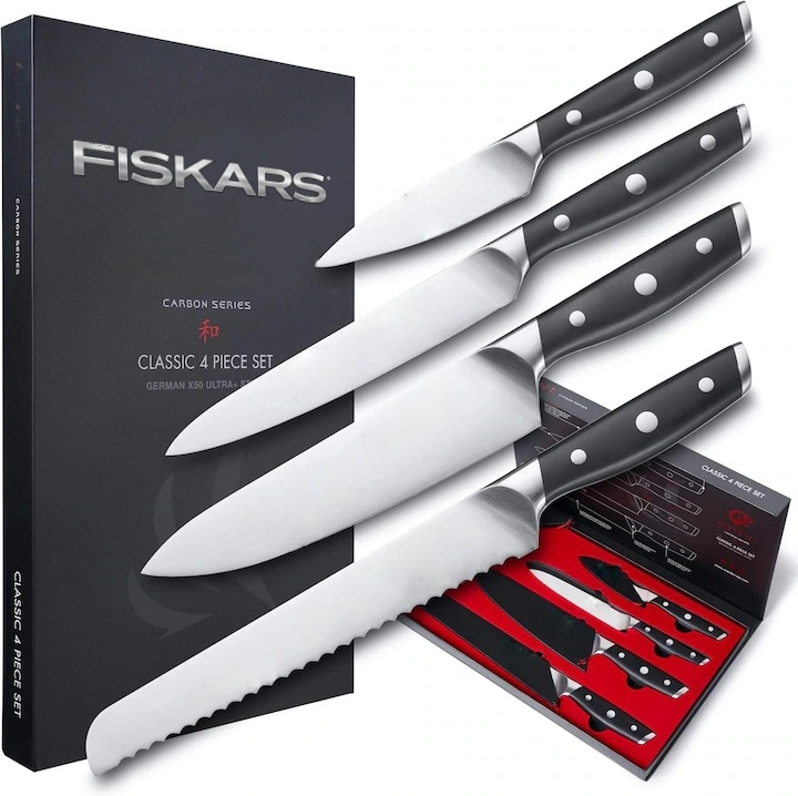 FISKARS Profi kések｜X50 Ultra+ acél, tartós élesség ⚡