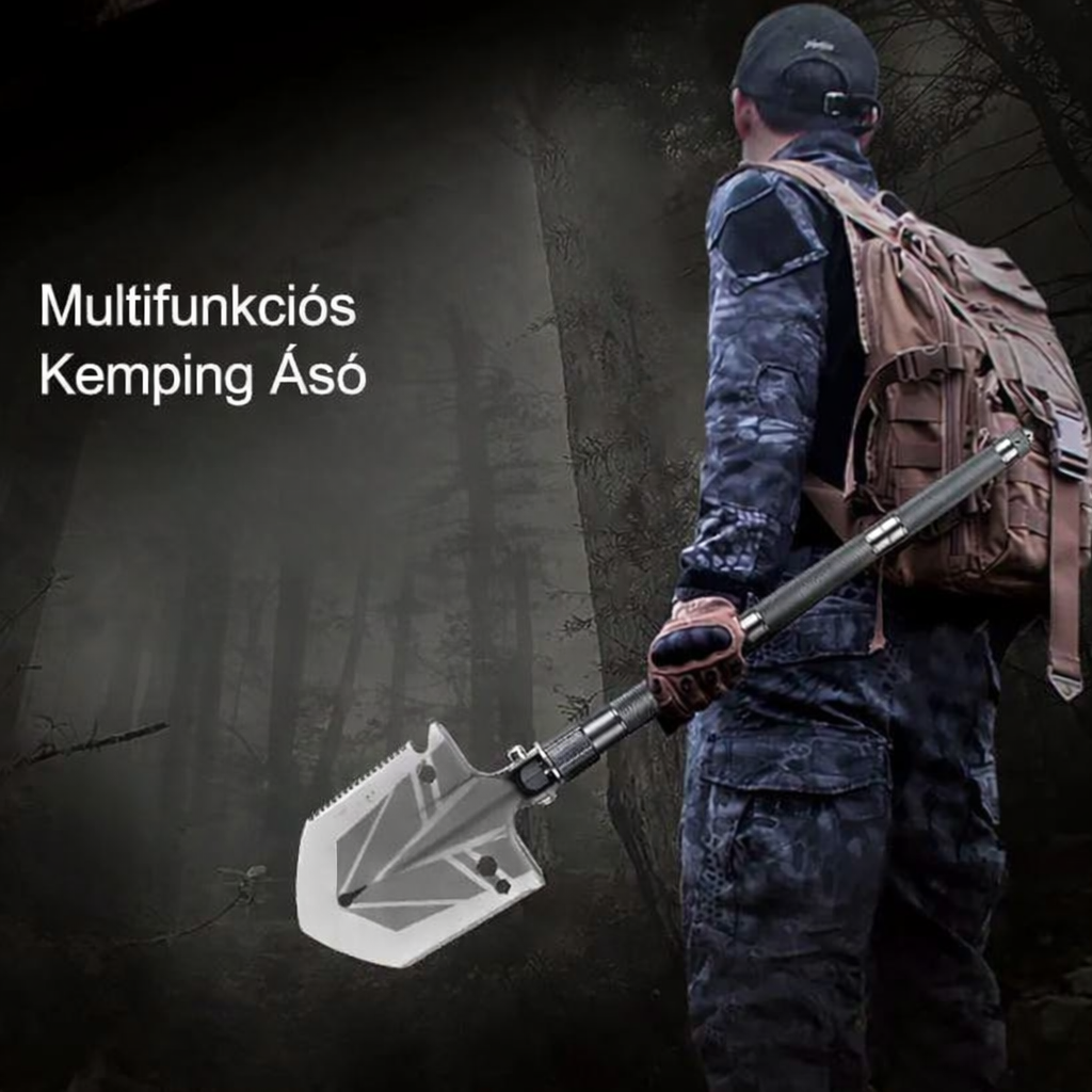 🏕️ Multifunkcionális lapát a kempingmérnök számára 🔥💪
