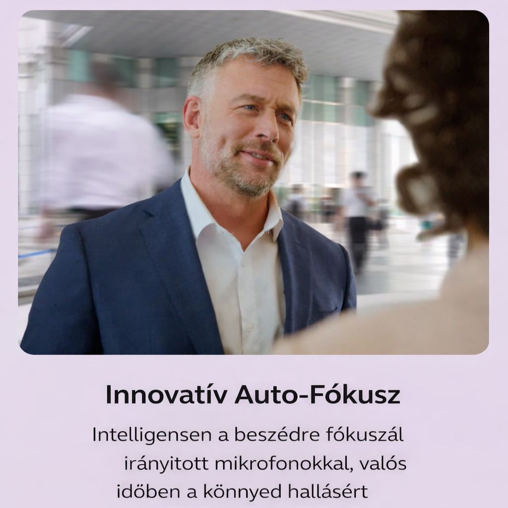 Jabra Enhance Select 700 Klinikai minőségű, vény nélkül kapható hallókészülékek, Engedélyezett audiológiai szolgáltatásokkal, Bluetooth LE hang- és streaming iOS/Android rendszerhez, Szinte láthatatlan és kényelmes, Ezüst