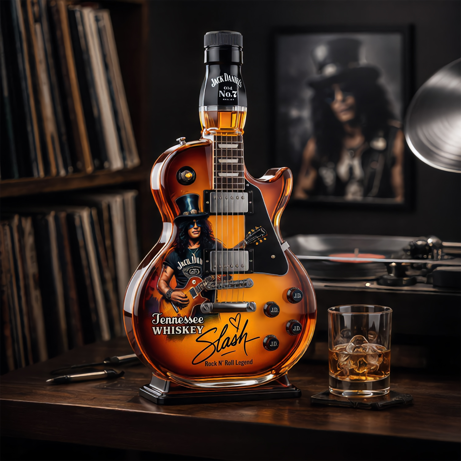 🔥 LAST DAY 70% OFF - Slash-Inspired Les Paul Style Whiskey Bottle