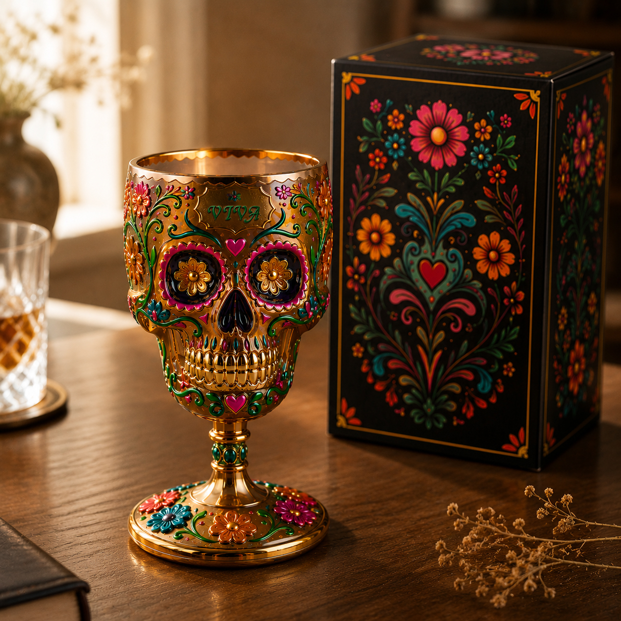 🔥LAST DAY 70% OFF 💀 VIVA Limited Edition Skull Goblet