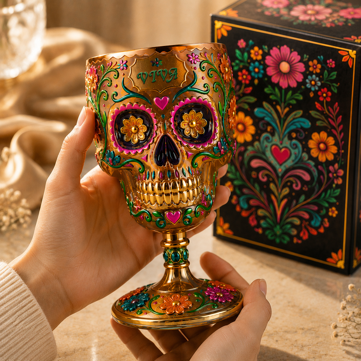 🔥LAST DAY 70% OFF 💀 VIVA Limited Edition Skull Goblet