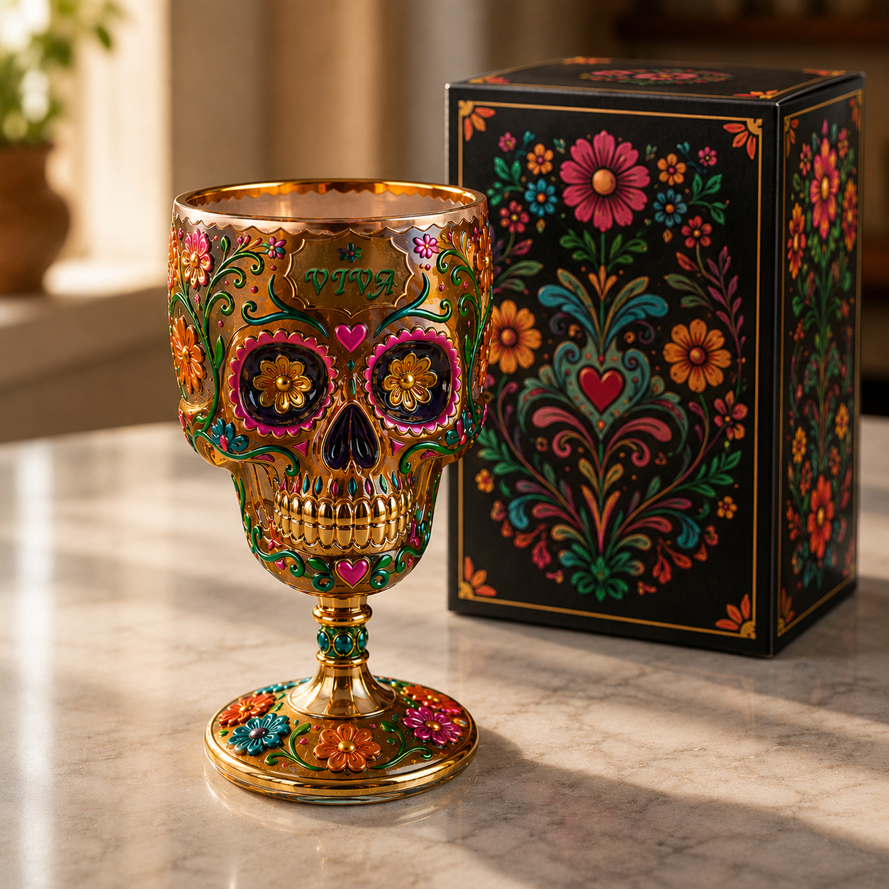 🔥LAST DAY 70% OFF 💀 VIVA Limited Edition Skull Goblet