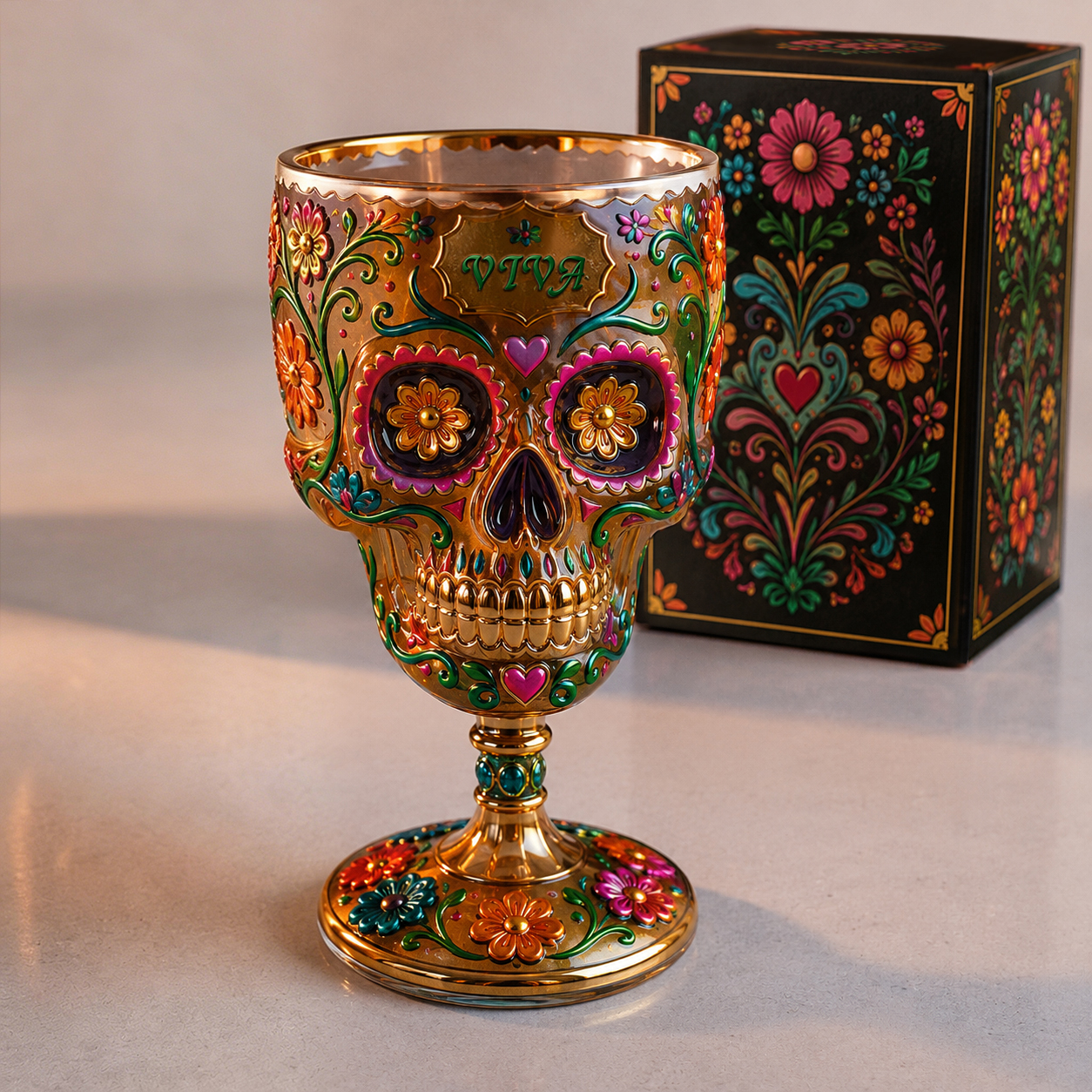🔥LAST DAY 70% OFF 💀 VIVA Limited Edition Skull Goblet