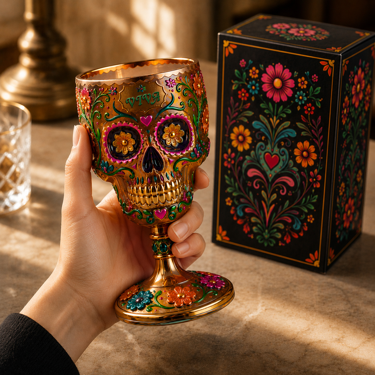 🔥LAST DAY 70% OFF 💀 VIVA Limited Edition Skull Goblet