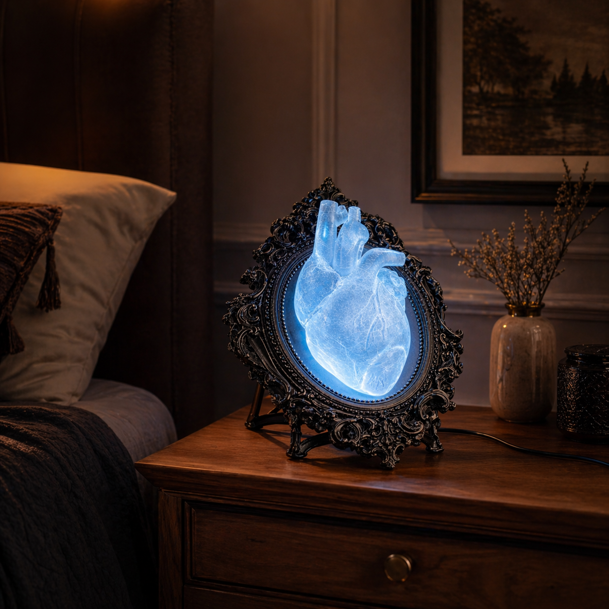 The Icebound Heart Lamp