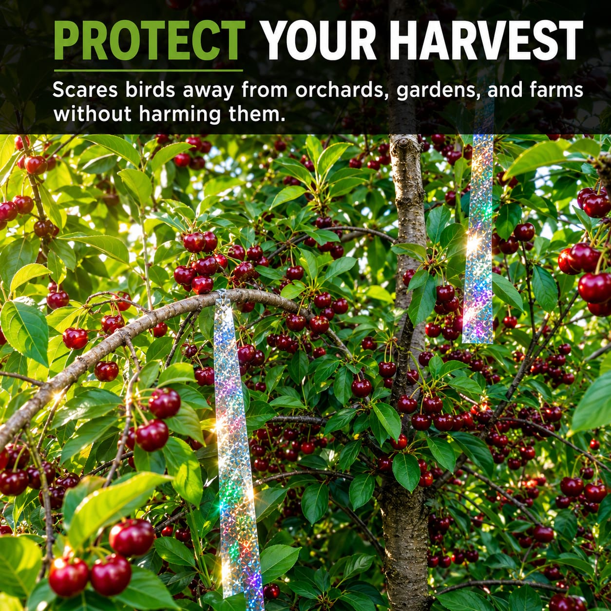 60% OFF🔥🐦‍⬛2026 Upgraded Long-Lasting Holographic Bird Deterrent Tape | 4-6 Months Effectiveness