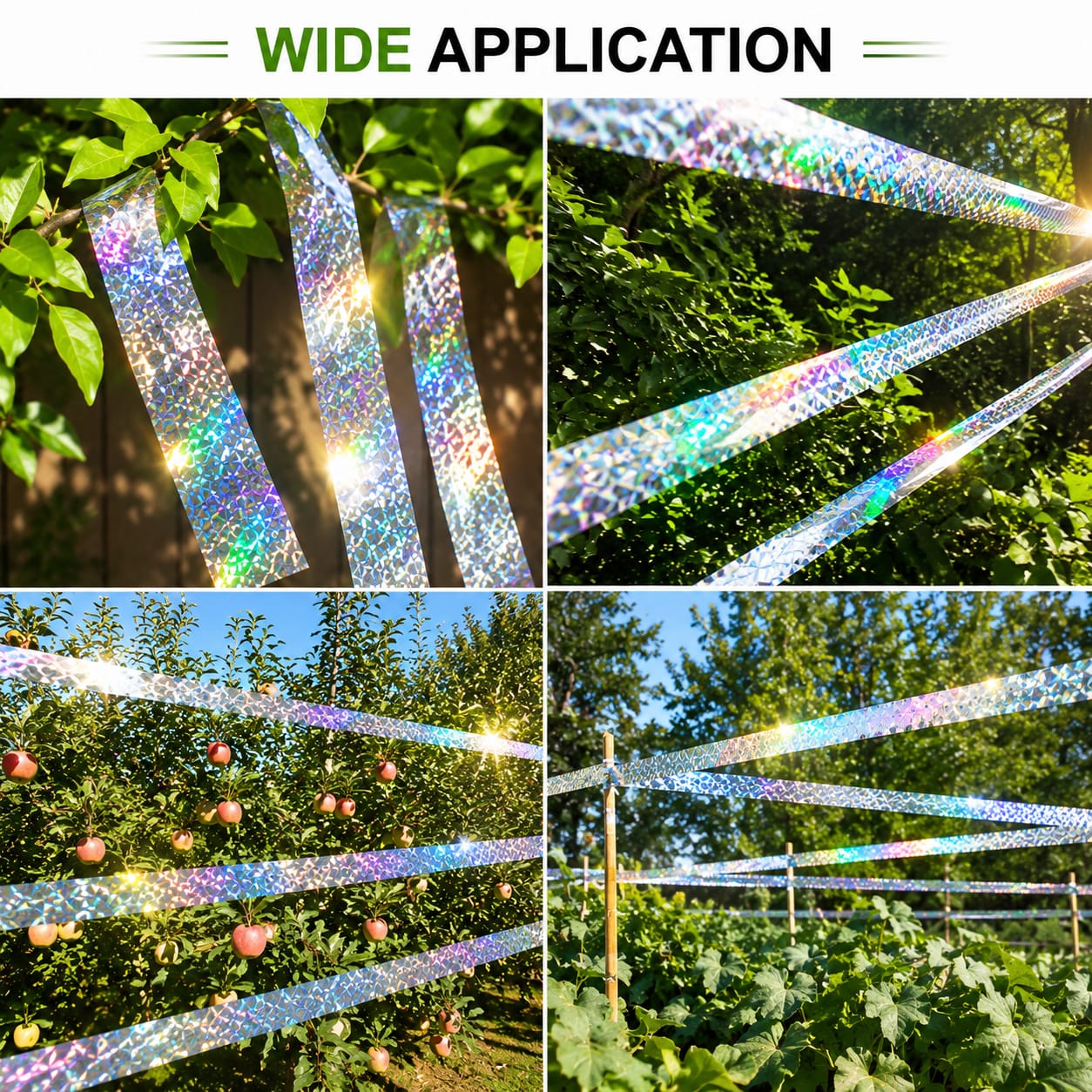 60% OFF🔥🐦‍⬛2026 Upgraded Long-Lasting Holographic Bird Deterrent Tape | 4-6 Months Effectiveness