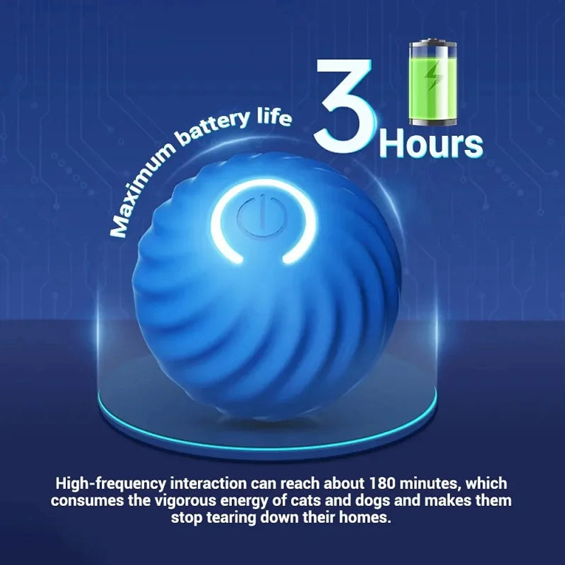LOVE PET SALE 60% OFF🔥 Smart Interactive Bouncing Ball