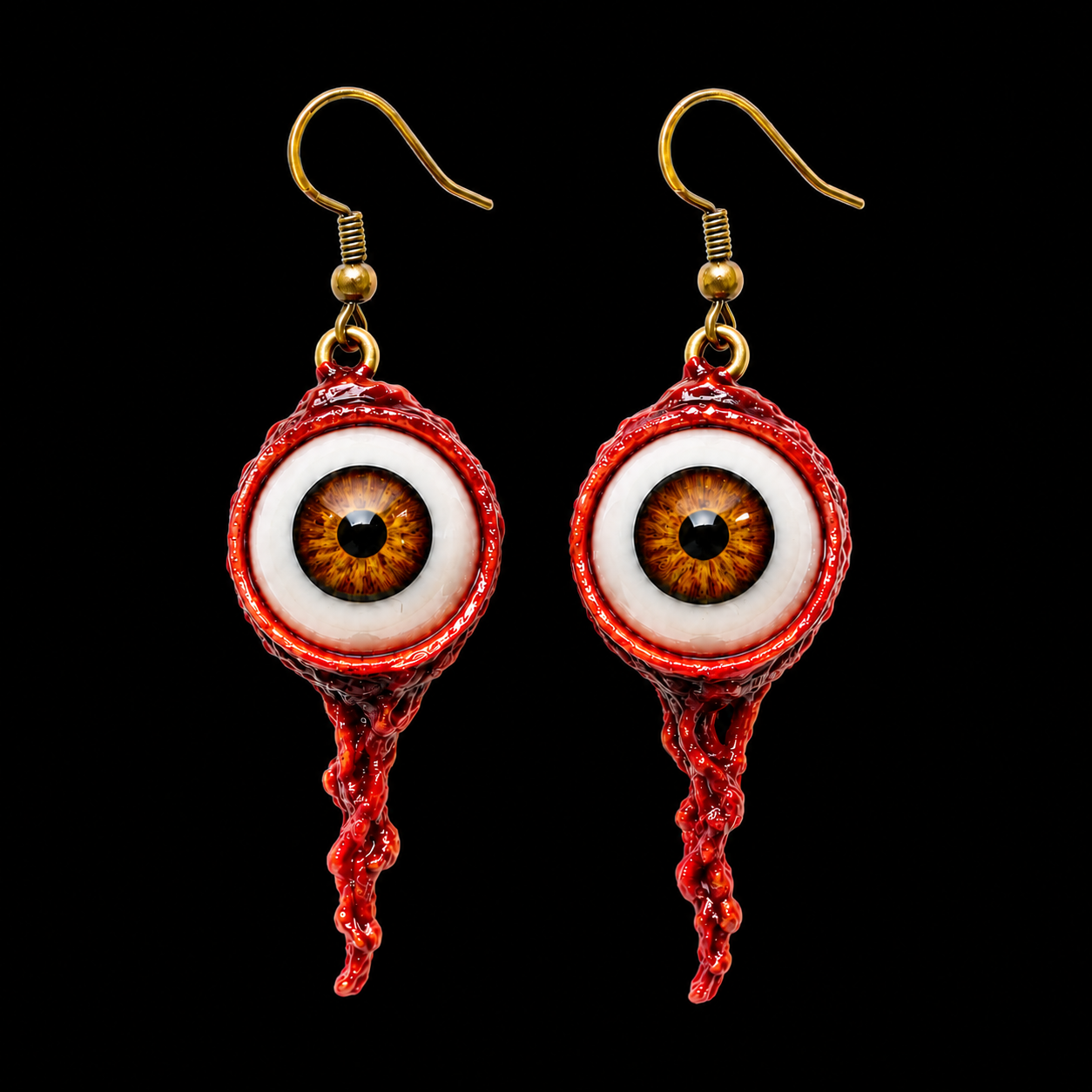 🔥 Halloween Deal 50% OFF |👁️ Creepy Eyeball Earrings – Gothic Resin Eye Dangles